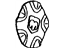 Mopar 5JF62PAKAA Cap Wheel Center
