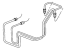 Mopar 68282418AB Tube Assembly, Brake Master Cylinder To HCU Primary