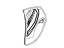 Mopar 68085078AC Weatherstrip Body Side Body Mounted
