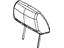 Mopar 1UL36DW1AA Headrest Front