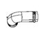 Mopar 68441033AA Tube EGR Valve To Intake Manifold With Clamps