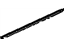 Mopar 5020974AB Side Molding, Black, Passenger Side