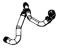 Mopar 68280788AC Hose Radiator Inlet, Front Inner
