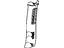 Mopar 5KP66XDVAC Molding B Pillar 2-Door Upper