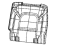 Mopar 7AR38BD3AA Cover Rear Seat Back Left