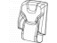 Mopar 6CB92DW1AB Cover Rear Seat Back Right
