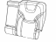 Mopar 6CB93DW1AB Cover Rear Seat Back Left