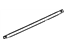 Mopar 5067752AC Weatherstrip Rear Door Belt Outer