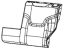 Mopar 6EN24U5NAA Cover Rear Seat Back
