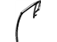 Mopar 5074572AC Weatherstrip Rear Door Flush Glass