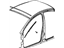 Mopar 5288571AB Upper Molding, Front