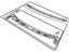 Mopar 5018624AF Frame Windshield Header