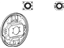 Mopar 68003577AA Backing Plate, Rear Driver Side