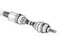 Mopar 4641981 Shaft Assembly, Front Drive Right W/ABS