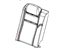 Mopar 1HL321D5AA Cover Rear Seat Back 40 % Side