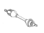 Mopar 68287866AA Shaft Axle Half