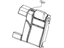 Mopar 1CN911D1AB Seat Back Cover, Rear Driver Side
