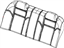 Mopar 1LP821B5AA Cover Rear Seat Back