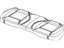 Mopar 1LP711B5AA Cover Rear Seat Cushion