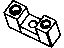 Mopar 5105682AA Junction Block Brake Tube