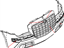 Mopar 4805928AB Grille Radiator Includes Medallion