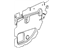 Mopar 5152062AC Water Deflector, Rear Passenger Side