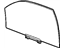 Mopar 55394254AB Glass Front Door