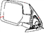 Mopar 55157188AH Mirror Outside Rearview