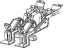 Mopar 68250901AC Bracket Rear Seat