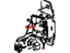 Mopar 55359816AB Hinge Rear Door Lower