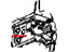 Mopar 55359864AA Hinge Rear Door Lower