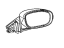 Mopar 6WA38DX8AA Power Mirror, Front Passenger Side
