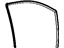 Mopar 5076870AF Upper Weatherstrip, Front Passenger Side
