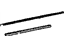 Mopar 4724782AF Weatherstrip Rear Door Belt Outer