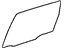Mopar 4724962AA Glass Rear Door