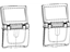 Mopar 6DW85DX9AA 9" Video Screen DVD Seat Back With Bezel