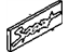 Mopar 5FC81HA2 Decal, Light Silver, Front