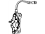 Mopar 68171914AA Flex Hose, Rear Outer