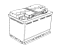 Mopar BLAH6650AA Battery Storage