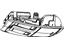 Mopar 1LE17XDVAA Overhead Console, Upper