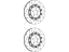 Mopar 68250191AA Rotor Brake Front
