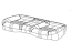 Mopar 6XK94DX9AA Cover Rear Seat Cushion