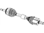 Mopar 52123729AB Axle Assembly, Front Passenger Side