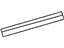 Mopar 68140238AA Center Molding, Rear Passenger Side