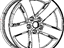 Mopar 5PE921AUAA Wheel Aluminum