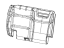 Mopar 7DZ52BDQAB Cover Rear Seat Back Right