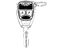 Mopar 68001699AB Key Blank With Transmitter