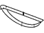 Mopar 55156801AA Trough Drip Diverter