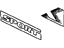 Mopar 5KC94GX9AA Decal, Black, Front