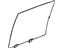 Mopar 55362190AB Glass Rear Door